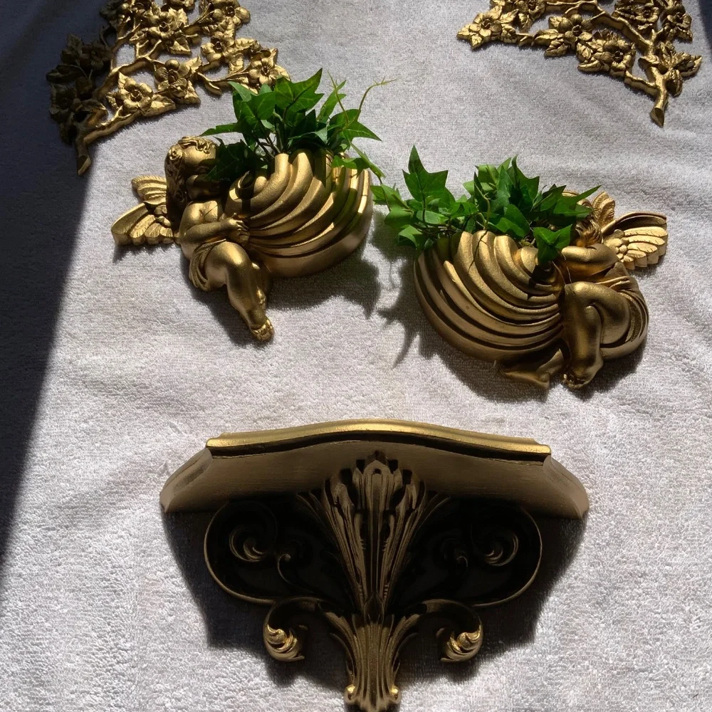 Burnwood Vintage 5 Piece Set Cherubs